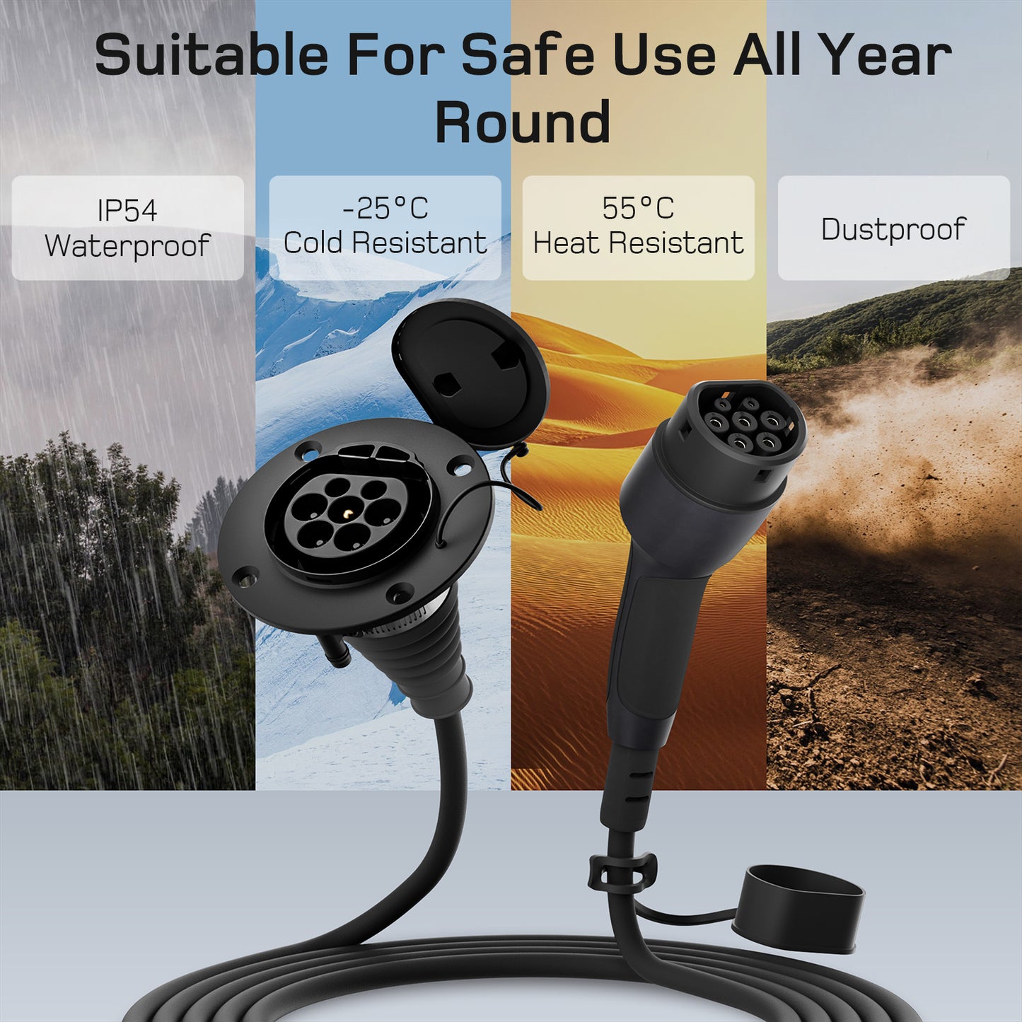 dé Type 2 Extension Cable 11kW