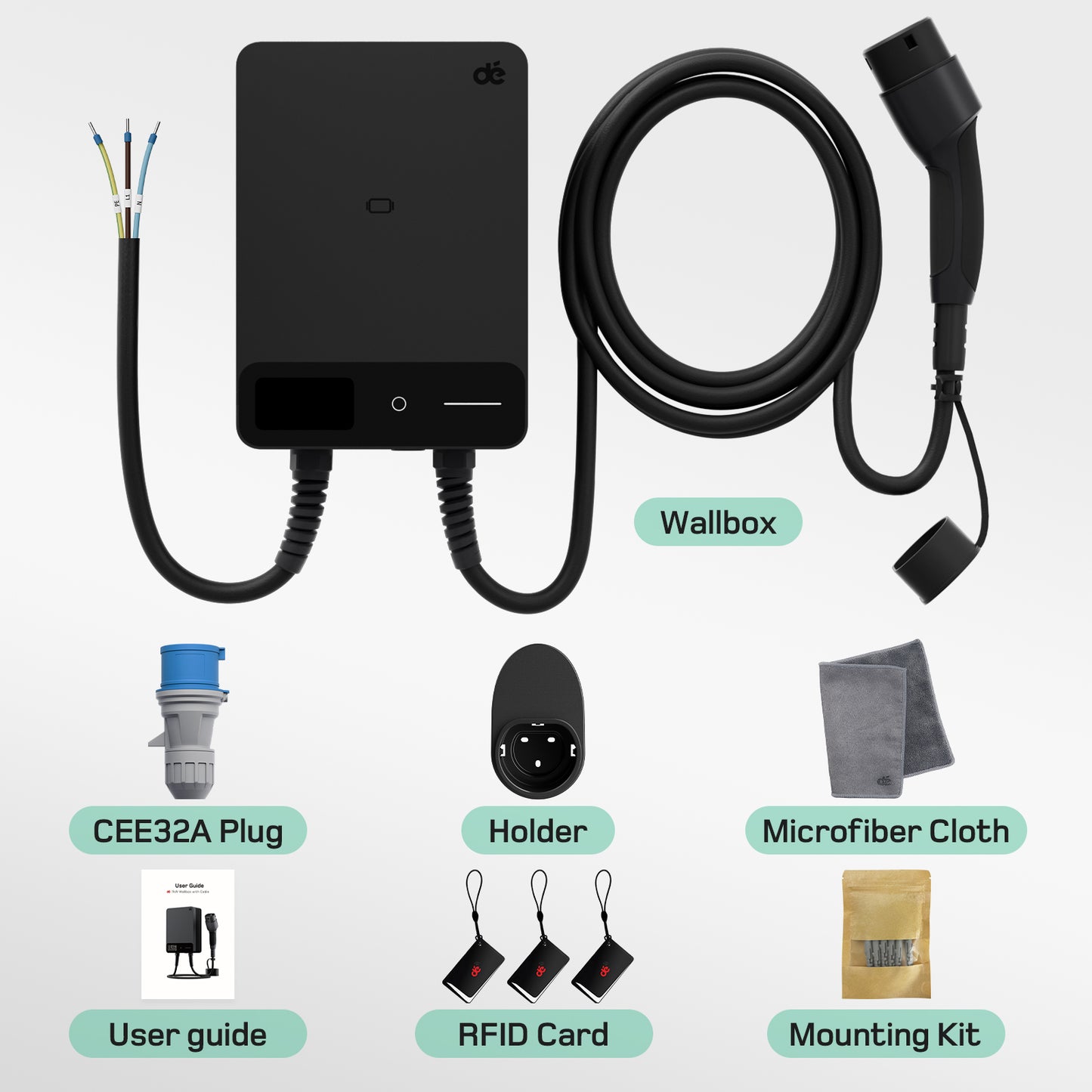dé Type 2 Wallbox 7kW