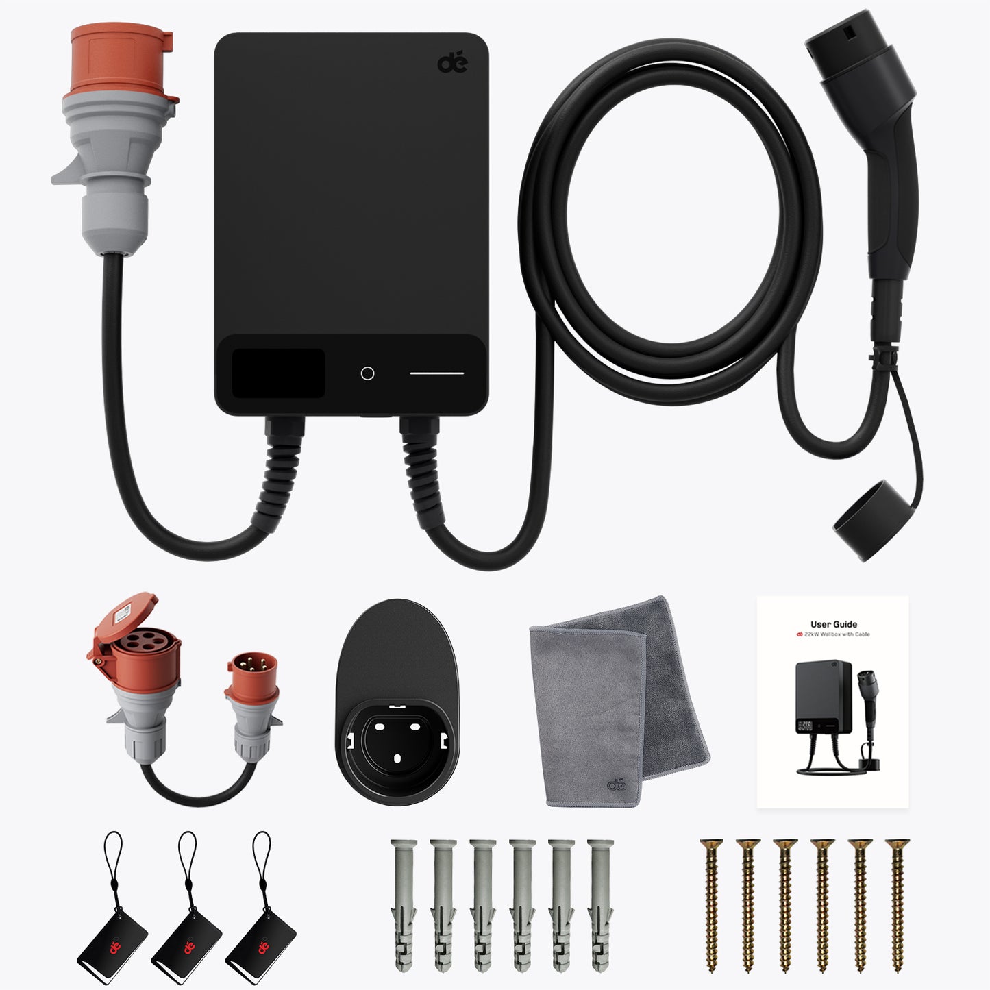 dé Type 2 Wallbox 22 kW