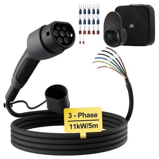 dé Type 2 Charging Cable Open End 11kW