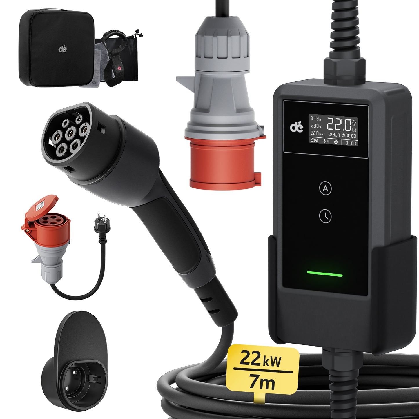 Chargeur portable EV UE avec Schuko v2