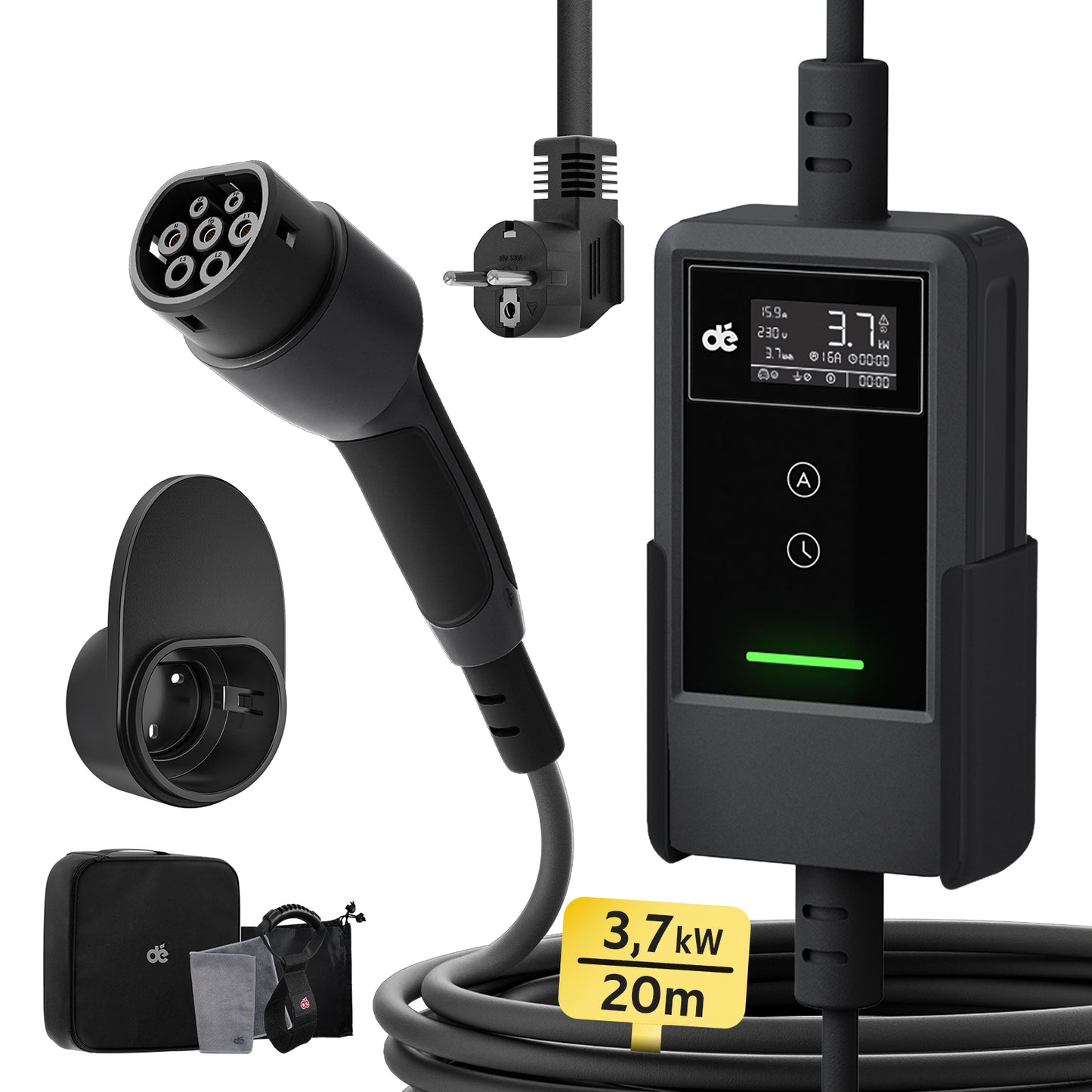 Chargeur portable EV UE avec Schuko v2