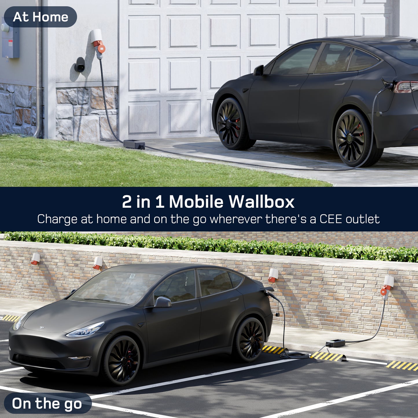 dé Portable EV Charger CEE 11kW v2 EU