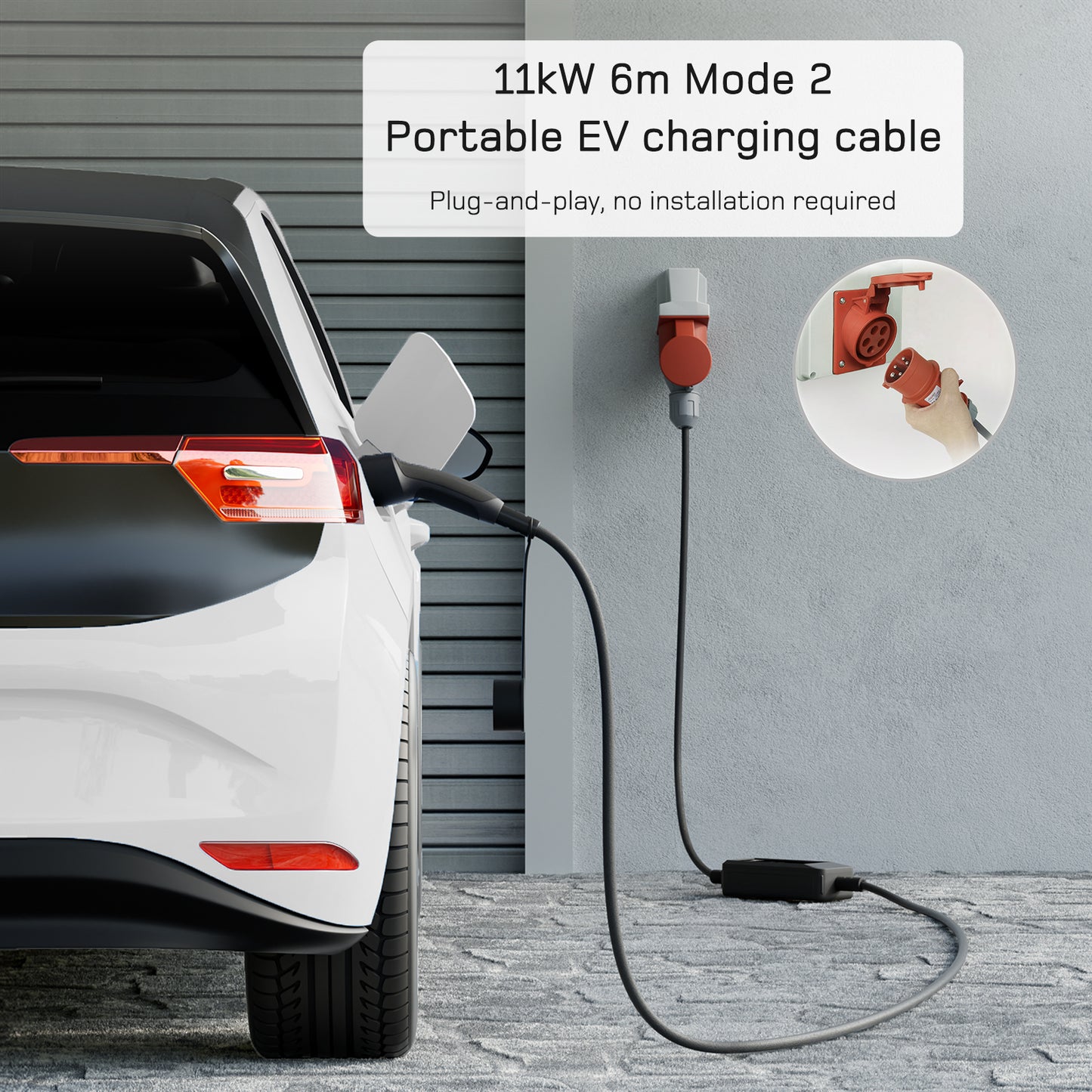 dé Portable EV Charger CEE 11kW v2 EU