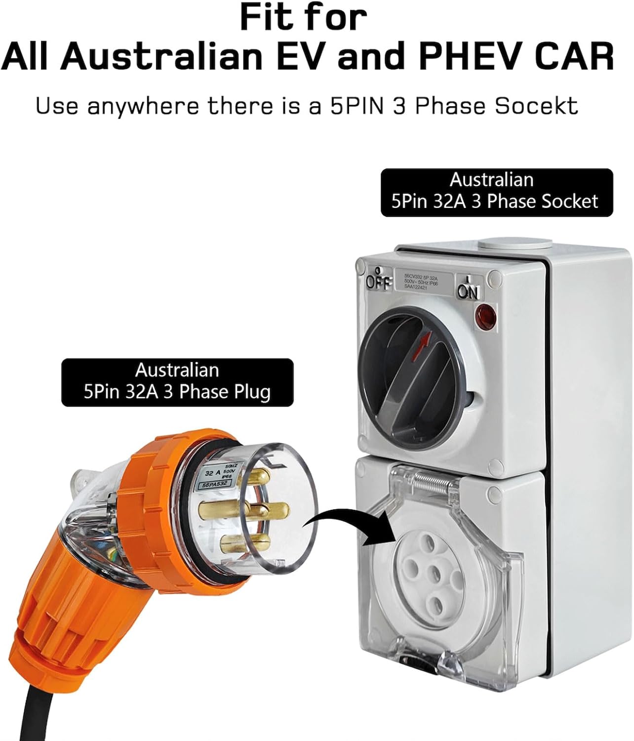 AUTHOR 2 Chargeur EV portable Prise CEE 1