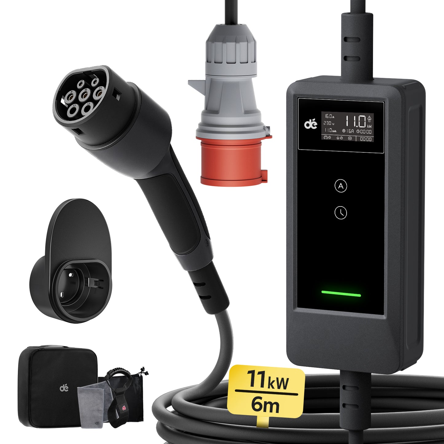 dé Portable EV Charger CEE 11kW v2 EU