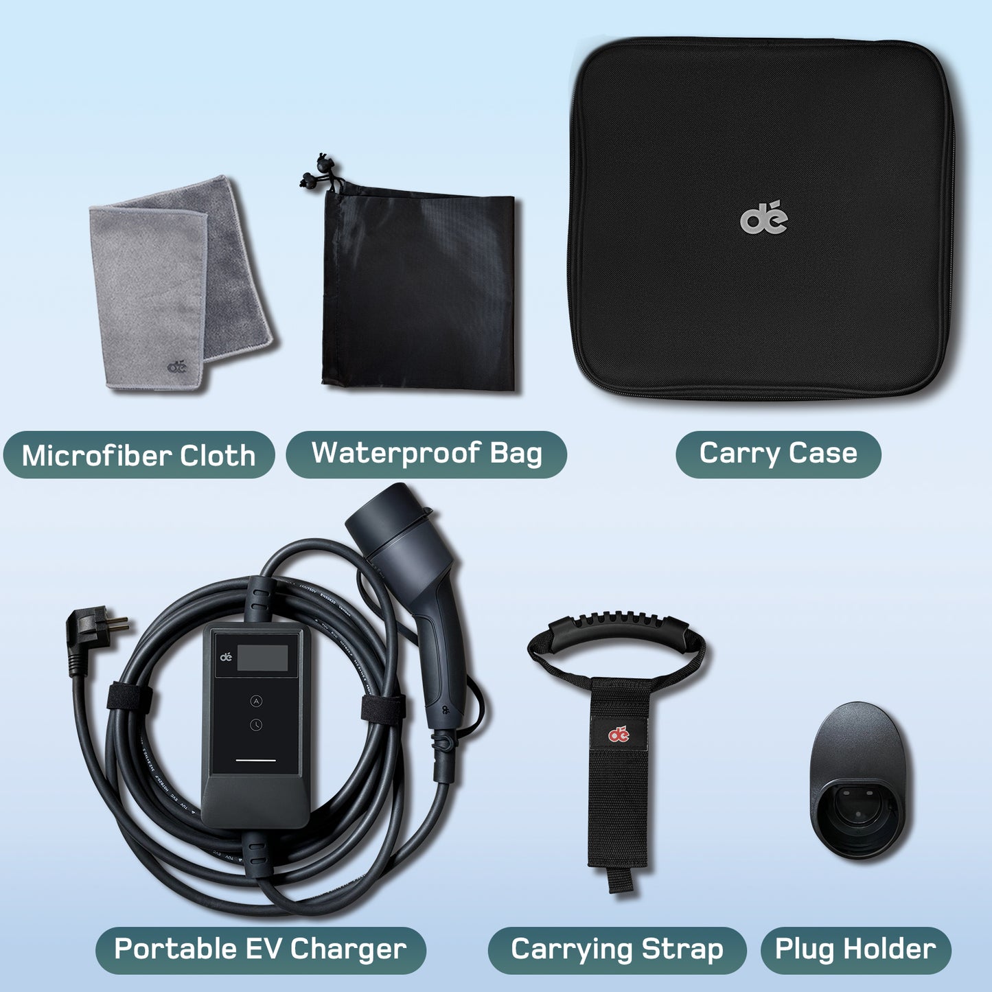 Chargeur portable EV UE avec Schuko v2