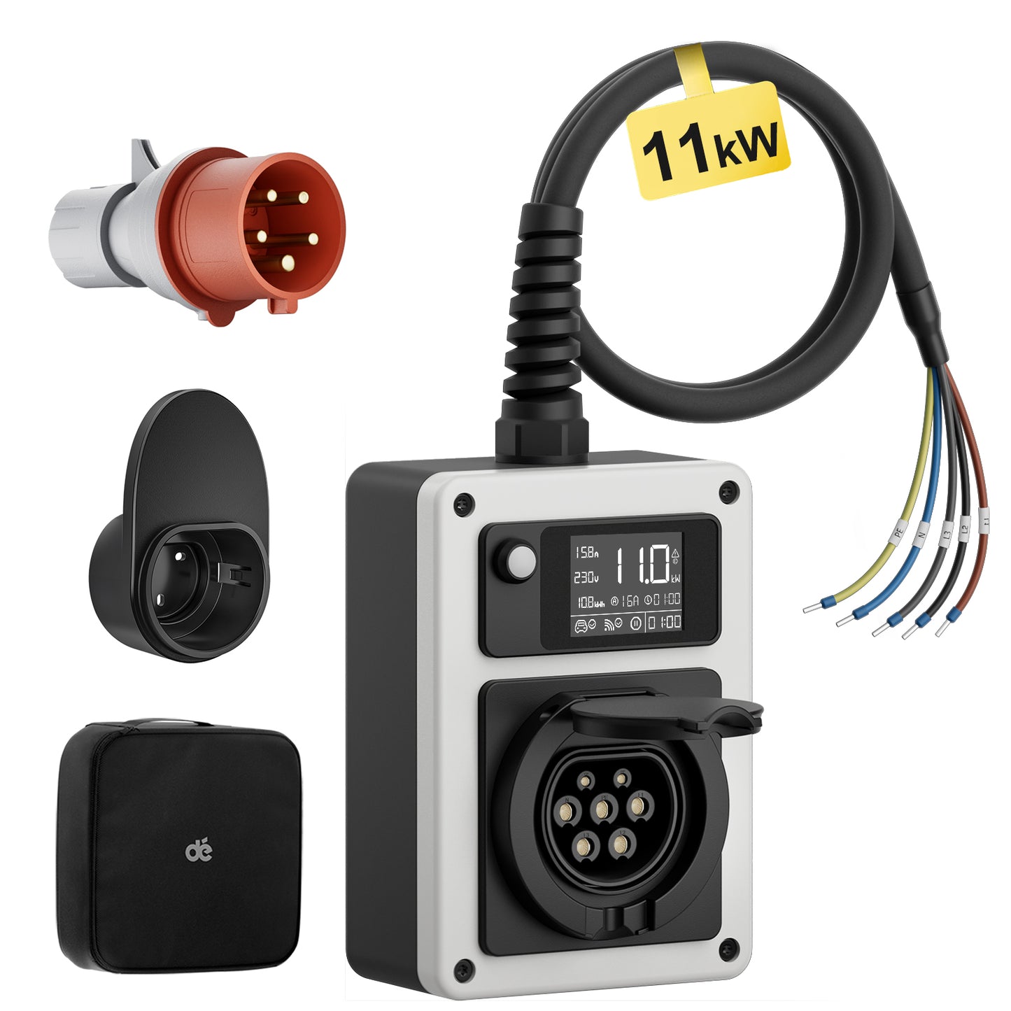 Wallbox mobile avec CEE Mode 3 AC