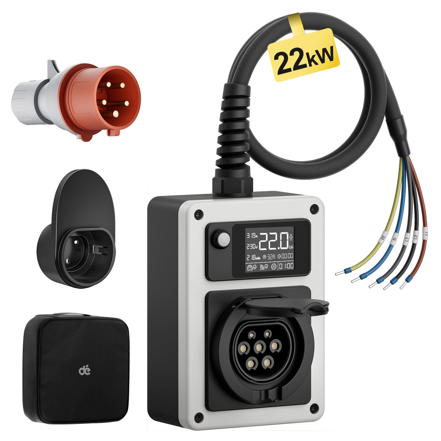 Wallbox mobile avec CEE Mode 3 AC