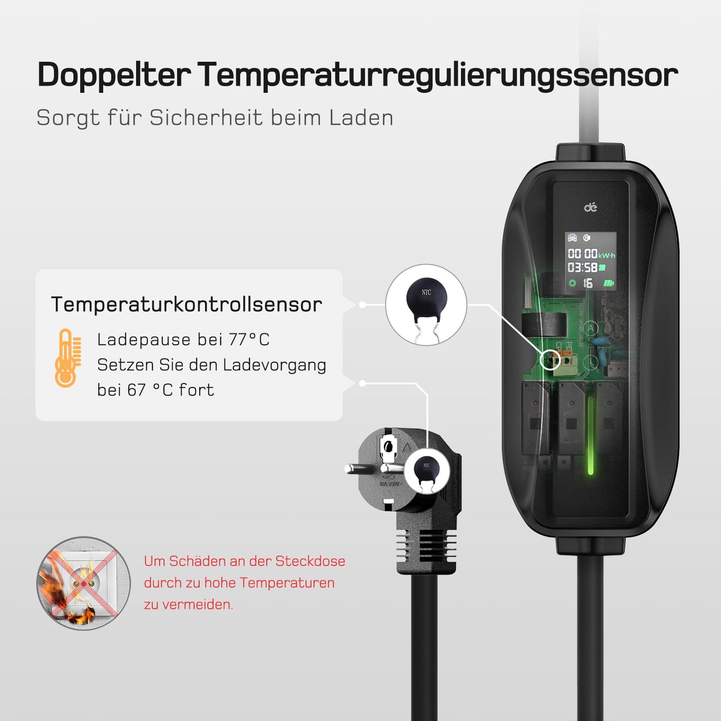EU Portable Charger with Schuko v1