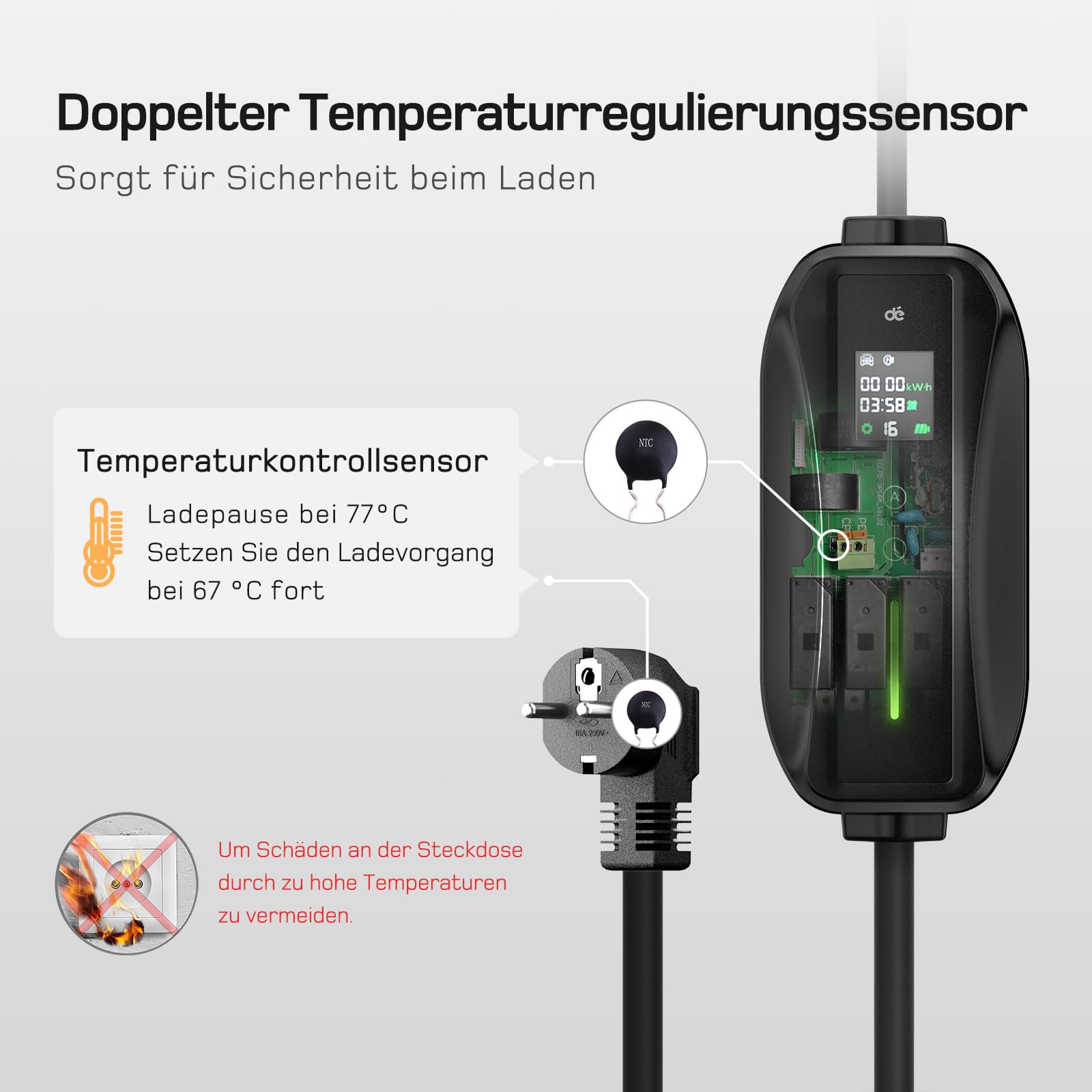 EU Portable Charger with Schuko v1