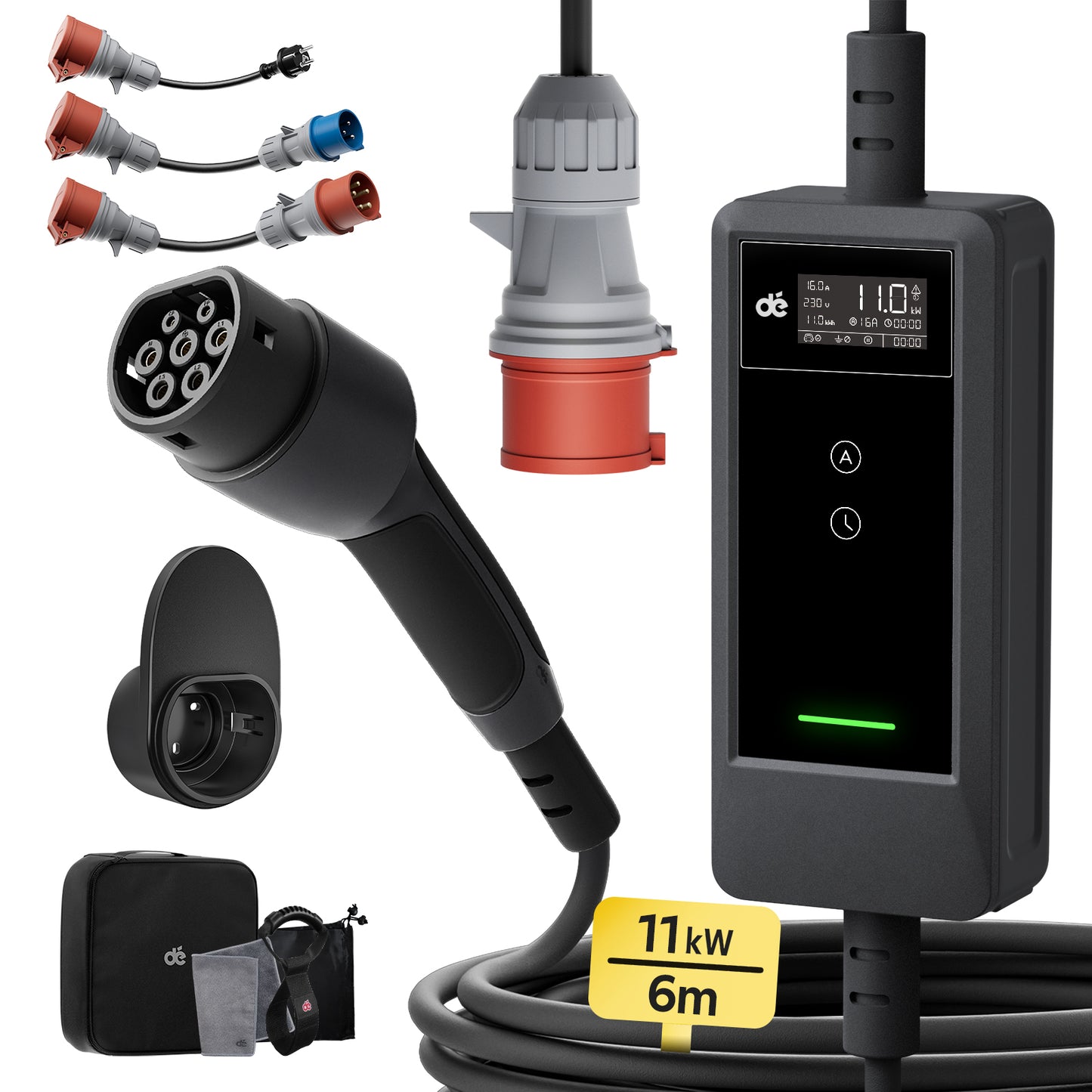 dé Portable EV Charger CEE 11kW v2 EU