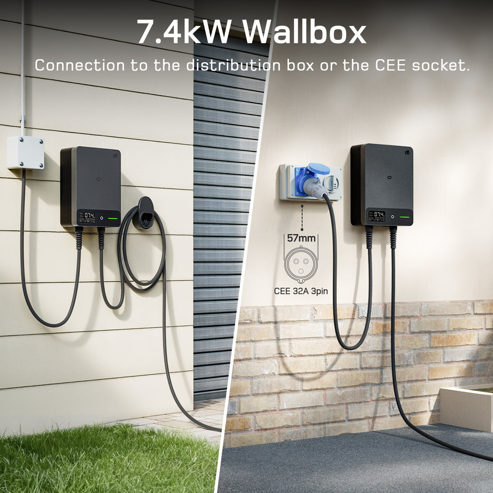 dé Type 2 Wallbox 7kW – depow.com