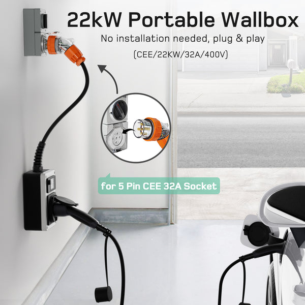 dé Mobile Wallbox 22kW AU