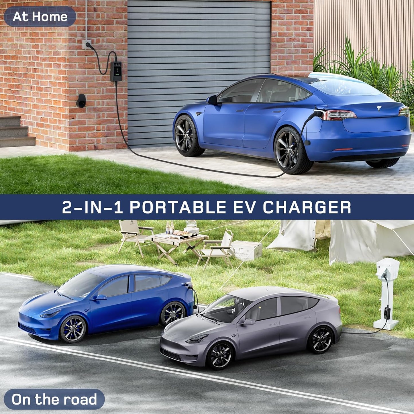 Chargeur portable EV UE avec Schuko v2