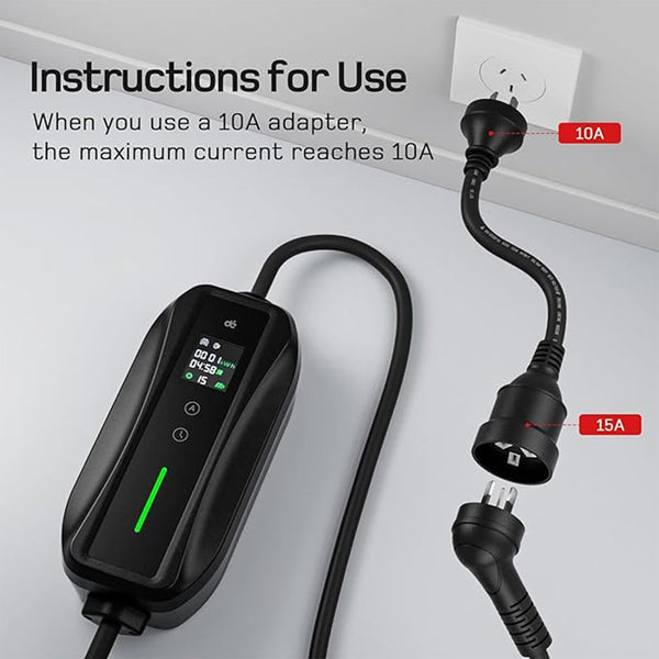 electric vehicle portable charger 15a