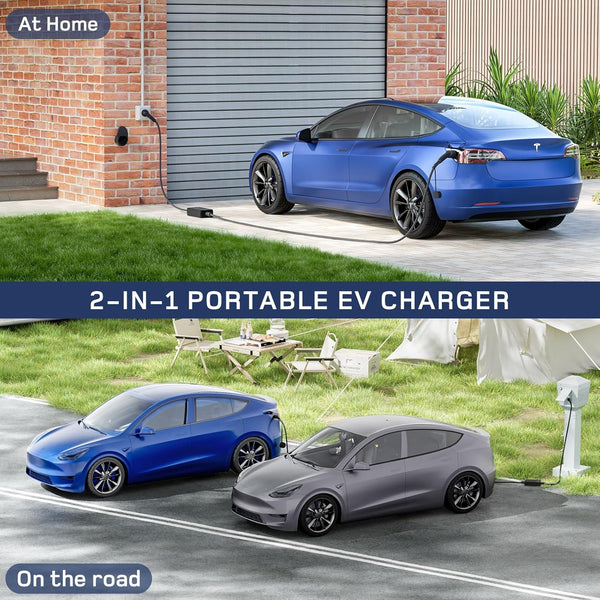 AU Portable EV Charger 10A & 15A Plug