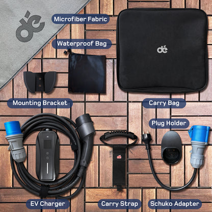 dé Portable EV Charger CEE Plug 7.4kW EU