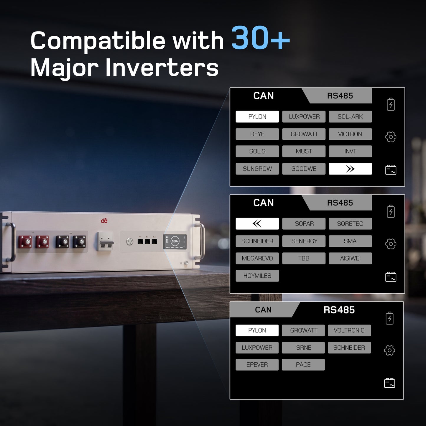 dé 5120Wh LiFePO4 Battery