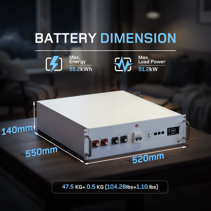 dé 5120Wh LiFePO4 Battery