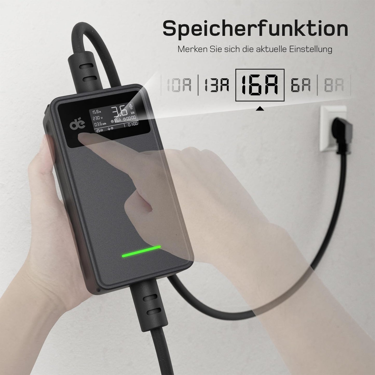 dé Portable EV Charger Schuko v1 EU